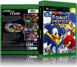 Sonic Heroes (USA)3D Boxes Back Front